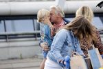 Schiphol 21 mei 2021
Monique Westenberg zoontje Andre Hazes jr en twee vriendinnen arriveren op schiphol na een vakantie op ibiza.
Haar vader komt ze halen .