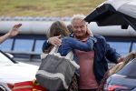 Schiphol 21 mei 2021
Monique Westenberg zoontje Andre Hazes jr en twee vriendinnen arriveren op schiphol na een vakantie op ibiza.
Haar vader komt ze halen .