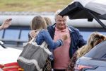Schiphol 21 mei 2021
Monique Westenberg zoontje Andre Hazes jr en twee vriendinnen arriveren op schiphol na een vakantie op ibiza.
Haar vader komt ze halen .