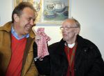 Laren 19 april 2010
Presentatie boek en de 85 e verjaardag van Johnny Kraaijkamp sr in het Rosa Spier huis. Rijk de Gooijer met Maarten Spanjer
Peter Smulders bv