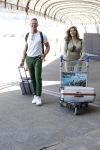 Schiphol 31 mei 2021
Ferry Doedens en Stephanie Tency vertrekken voor een tv programma naar Curacao.