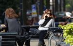 Amsterdam 20 mei 2021
Suzanne Klemann met partner Minka Mooren op de cornelis schuytstraat