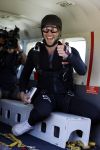 Teuge 1  juni 2021
Thomas v d Vlugt presenteert zijn boek door uit een vleigtuig te springen met een parachute.