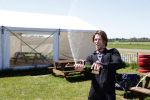 Teuge 1  juni 2021
Thomas v d Vlugt presenteert zijn boek door uit een vleigtuig te springen met een parachute.