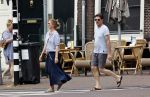 Amsterdam 17 juni 2021
Twan Huys met zijn vrouw in het centrum van Amsterdam