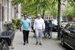 Amsterdam 29 mei 2021
Wolter Kroes en kennis Richard lopend door Amsterdam zuid.
