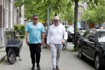 Amsterdam 29 mei 2021
Wolter Kroes en kennis Richard lopend door Amsterdam zuid.