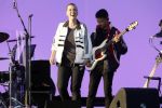 Den Haag 11 juni 2022
Zangeres Anouk Teeuwe trouwt met haar verloofde Dominique Schemmekes op het podium tijdens haar concert op het Malieveld.