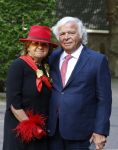 Laren 2 juni 2022
Begrafenis / dienst van Willibrord Frequin in de Sint Jansbasiliek in Laren . Eddy de Kroes en zijn vrouw Erna