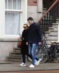 Amsterdam 6 april 2022
Eva Jinek met partner op de beethovenstraat