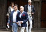 Laren 2 juni 2022
Begrafenis / dienst van Willibrord Frequin in de Sint Jansbasiliek in Laren . Evert Santegoeds en edwin Bredius