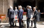 Laren 2 juni 2022
Begrafenis / dienst van Willibrord Frequin in de Sint Jansbasiliek in Laren . oa Aad Ouborg Louis Frequin en Guido Maas droegen de kist