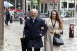 Amsterdam 8 juni 2022
Koningin Maxima bezoekt het Majoor Bosshardt huis op de wallen. Henk de Vries met zijn dochter