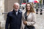 Amsterdam 8 juni 2022
Koningin Maxima bezoekt het Majoor Bosshardt huis op de wallen. Henk de Vries met zijn dochter
