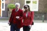 Laren 2 juni 2022
Begrafenis / dienst van Willibrord Frequin in de Sint Jansbasiliek in Laren . Henk v d Meijden met zijn dochter Elize