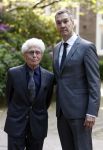 Laren 2 juni 2022
Begrafenis / dienst van Willibrord Frequin in de Sint Jansbasiliek in Laren . Jacques d Ancona met partner Hans