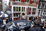 Amsterdam 8 juni 2022
Koningin Maxima bezoekt het Majoor Bosshardt huis op de wallen.