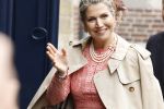 Amsterdam 8 juni 2022
Koningin Maxima bezoekt het Majoor Bosshardt huis op de wallen.