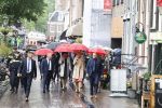 Amsterdam 8 juni 2022
Koningin Maxima bezoekt het Majoor Bosshardt huis op de wallen.