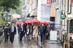 Amsterdam 8 juni 2022
Koningin Maxima bezoekt het Majoor Bosshardt huis op de wallen.