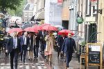 Amsterdam 8 juni 2022
Koningin Maxima bezoekt het Majoor Bosshardt huis op de wallen.