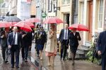 Amsterdam 8 juni 2022
Koningin Maxima bezoekt het Majoor Bosshardt huis op de wallen.