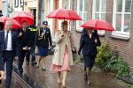 Amsterdam 8 juni 2022
Koningin Maxima bezoekt het Majoor Bosshardt huis op de wallen.
