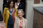 Amsterdam 8 juni 2022
Koningin Maxima bezoekt het Majoor Bosshardt huis op de wallen.