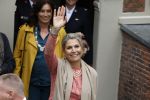 Amsterdam 8 juni 2022
Koningin Maxima bezoekt het Majoor Bosshardt huis op de wallen.