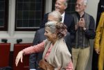 Amsterdam 8 juni 2022
Koningin Maxima bezoekt het Majoor Bosshardt huis op de wallen.