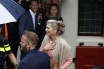 Amsterdam 8 juni 2022
Koningin Maxima bezoekt het Majoor Bosshardt huis op de wallen.