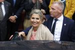 Amsterdam 8 juni 2022
Koningin Maxima bezoekt het Majoor Bosshardt huis op de wallen.