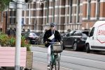 Amsterdam 27 mei 2022
Marc-Marie Huijbregtss op de fiets in Amsterdam zuid