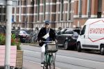 Amsterdam 27 mei 2022
Marc-Marie Huijbregtss op de fiets in Amsterdam zuid