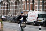Amsterdam 27 mei 2022
Marc-Marie Huijbregtss op de fiets in Amsterdam zuid