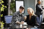 Amsterdam 30 mei 2022
Mart Hoogkamer met zijn vriendin Jennifer v Ooijen op terras op de pc hooftstraat