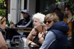 Amsterdam 4 juni 2022
Pamela Teves op terras op de pc hooftstraat