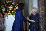 Amsterdam 9 juni 2022
Prinses Beatrix bij uitreiking van de zilveren Anjers in het paleis op de dam .