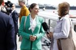 Amsterdam 7 juni 2022
Prinses Victoria van Zweden op bezoek in Amsterdam . Ze maakt een boot tocht over de grachten.