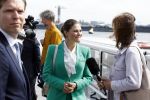 Amsterdam 7 juni 2022
Prinses Victoria van Zweden op bezoek in Amsterdam . Ze maakt een boot tocht over de grachten.