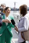 Amsterdam 7 juni 2022
Prinses Victoria van Zweden op bezoek in Amsterdam . Ze maakt een boot tocht over de grachten.