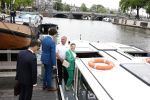 Amsterdam 7 juni 2022
Prinses Victoria van Zweden op bezoek in Amsterdam . Ze maakt een boot tocht over de grachten.