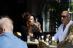 Amsterdam 14 mei 2022
Rachel Hazes en Big Willem v Boxtel op terras bij de joffers