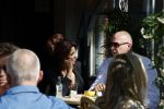 Amsterdam 14 mei 2022
Rachel Hazes en Big Willem v Boxtel op terras bij de joffers