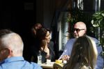 Amsterdam 14 mei 2022
Rachel Hazes en Big Willem v Boxtel op terras bij de joffers