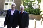Laren 2 juni 2022
Begrafenis / dienst van Willibrord Frequin in de Sint Jansbasiliek in Laren . Ronnie Tober en Jan Jochems