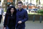 Laren 2 juni 2022
Begrafenis / dienst van Willibrord Frequin in de Sint Jansbasiliek in Laren . Wilfred Genee met zijn vrouw