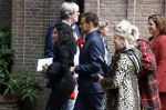 Laren 2 juni 2022
Begrafenis / dienst van Willibrord Frequin in de Sint Jansbasiliek in Laren . Wilfred Genee met zijn vrouw