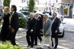 Laren 2 juni 2022
Begrafenis / dienst van Willibrord Frequin in de Sint Jansbasiliek in Laren . Gesina Rebecca Barbara Louis en  Merel Frequin waren met aanhang aanwezig