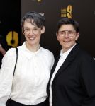 Amsterdam 22 mei 2023
Uitreiking Buma awards in Tuschinski Amsterdam.
Anne v Veen met partner Han Bosman
